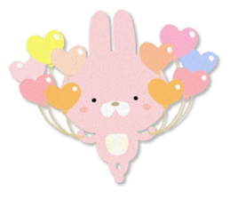 PASTEL RABBIT & FRIENDS sticker #11272314