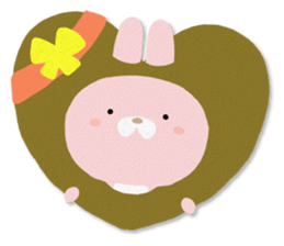 PASTEL RABBIT & FRIENDS sticker #11272315