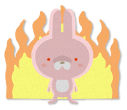 PASTEL RABBIT & FRIENDS sticker #11272320