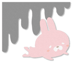 PASTEL RABBIT & FRIENDS sticker #11272322