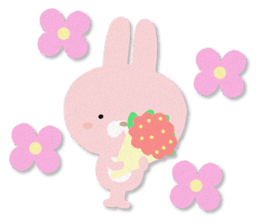 PASTEL RABBIT & FRIENDS sticker #11272325