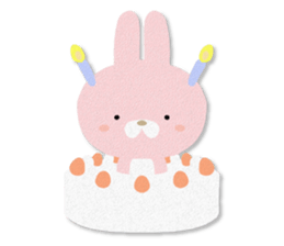PASTEL RABBIT & FRIENDS sticker #11272327