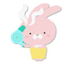 PASTEL RABBIT & FRIENDS sticker #11272329