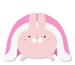 PASTEL RABBIT & FRIENDS sticker #11272330