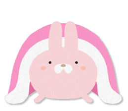 PASTEL RABBIT & FRIENDS sticker #11272330