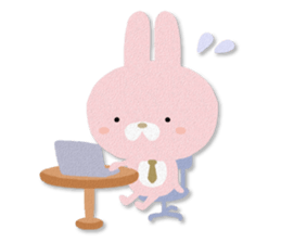 PASTEL RABBIT & FRIENDS sticker #11272336