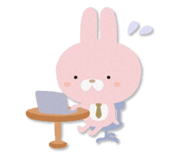 PASTEL RABBIT & FRIENDS sticker #11272336