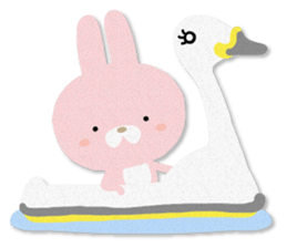 PASTEL RABBIT & FRIENDS sticker #11272342