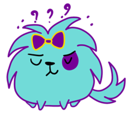 Cool Green Dog sticker #11272906