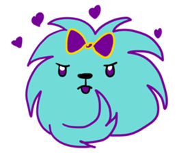 Cool Green Dog sticker #11272916