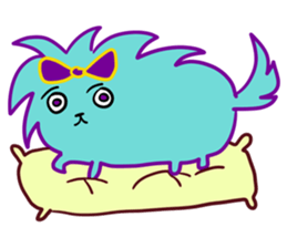 Cool Green Dog sticker #11272929