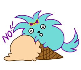 Cool Green Dog sticker #11272933