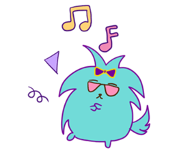 Cool Green Dog sticker #11272937