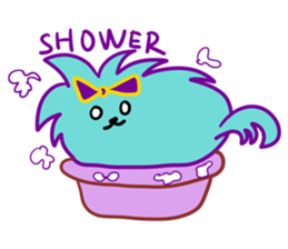 Cool Green Dog sticker #11272942