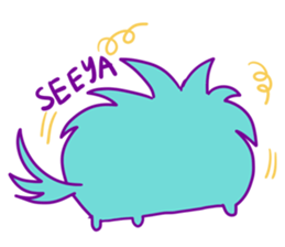 Cool Green Dog sticker #11272943