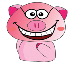 One of us: A Little Cute Piku-Pig sticker #11273071