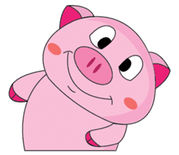 One of us: A Little Cute Piku-Pig sticker #11273085