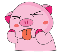 One of us: A Little Cute Piku-Pig sticker #11273086
