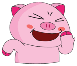 One of us: A Little Cute Piku-Pig sticker #11273088