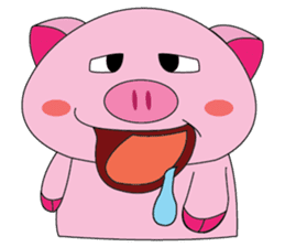 One of us: A Little Cute Piku-Pig sticker #11273090