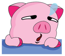 One of us: A Little Cute Piku-Pig sticker #11273091