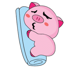 One of us: A Little Cute Piku-Pig sticker #11273093