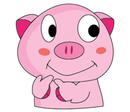 One of us: A Little Cute Piku-Pig sticker #11273094