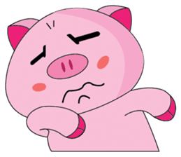 One of us: A Little Cute Piku-Pig sticker #11273102