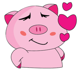 One of us: A Little Cute Piku-Pig sticker #11273103