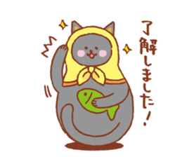 nekoryoshka(cat matryoshka doll) sticker #11273104