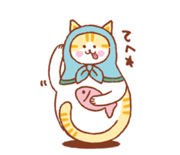 nekoryoshka(cat matryoshka doll) sticker #11273110