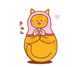 nekoryoshka(cat matryoshka doll) sticker #11273114