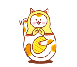 nekoryoshka(cat matryoshka doll) sticker #11273118