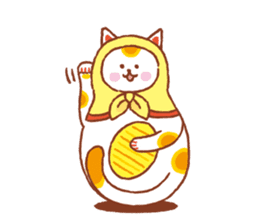 nekoryoshka(cat matryoshka doll) sticker #11273118