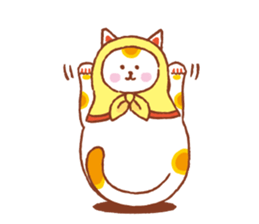 nekoryoshka(cat matryoshka doll) sticker #11273119