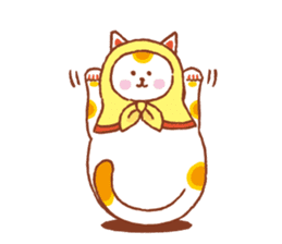 nekoryoshka(cat matryoshka doll) sticker #11273119