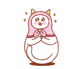 nekoryoshka(cat matryoshka doll) sticker #11273121