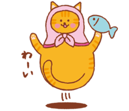 nekoryoshka(cat matryoshka doll) sticker #11273126