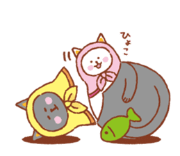 nekoryoshka(cat matryoshka doll) sticker #11273129