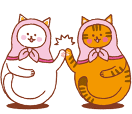 nekoryoshka(cat matryoshka doll) sticker #11273140