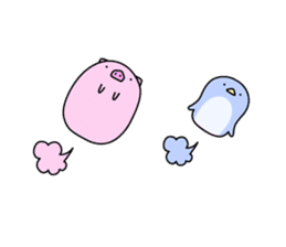 Animal? No! ! Balloon3 "Honorific" sticker #11273580