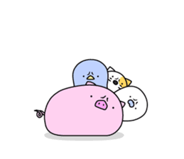 Animal? No! ! Balloon3 "Honorific" sticker #11273582