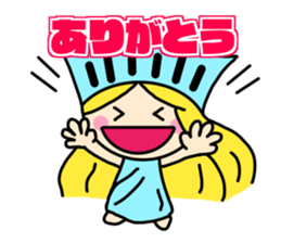 the liberty of goddess sticker #11273671