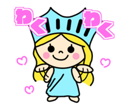 the liberty of goddess sticker #11273672