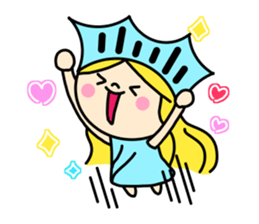 the liberty of goddess sticker #11273673