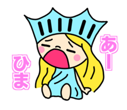 the liberty of goddess sticker #11273678