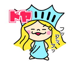 the liberty of goddess sticker #11273681