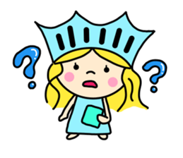 the liberty of goddess sticker #11273682