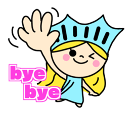 the liberty of goddess sticker #11273683