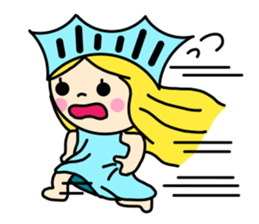 the liberty of goddess sticker #11273693